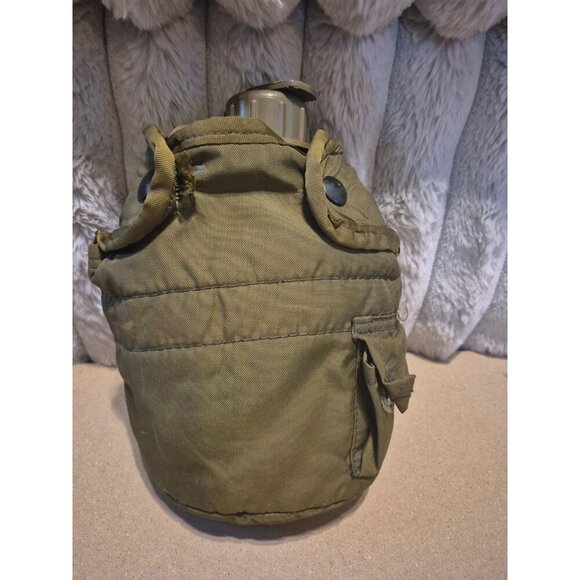 Other - US MILITARY OD GREEN WATER CANTEEN AND COVER USED